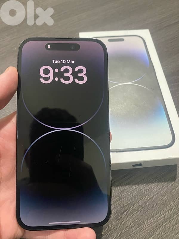 iphone 14 pro 256gb with box 580$ 2