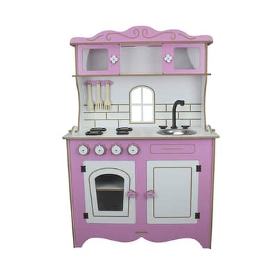 Wooden Kitchen Set For Kids - مجموعة مطبخ خشبية للأطفال