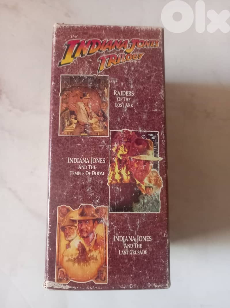 Indiana Jones Trilogy Collectors Edition Set VHS 1989 Harrison Ford 1