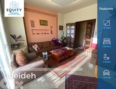 Furnished 130 SQM Apartment For Sale In Jdeideh شقة للبيع #JM22745
