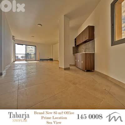 Tabarja | New Building | 85m² Office-Clinic | Prime Investment | View