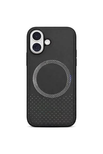 black case with rainbow colors Minimal look. Maximum vibes.