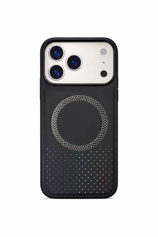 black case with rainbow colors Minimal look. Maximum vibes. 1