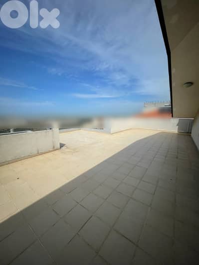 3 BEDROOMS | FURNISHED | TERRACE | OPEN VIEW | MANSOURIEH, (MANR-228)