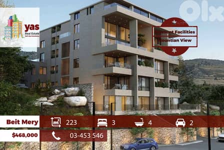 Beit Mery 223m2 | Mountain View | Under Construction | Installment|TCH