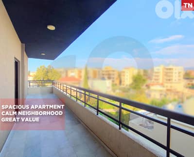 3 Large Balconies/Akbeh/Zgharta/عقبة/calm area/ REF#TN133830 !