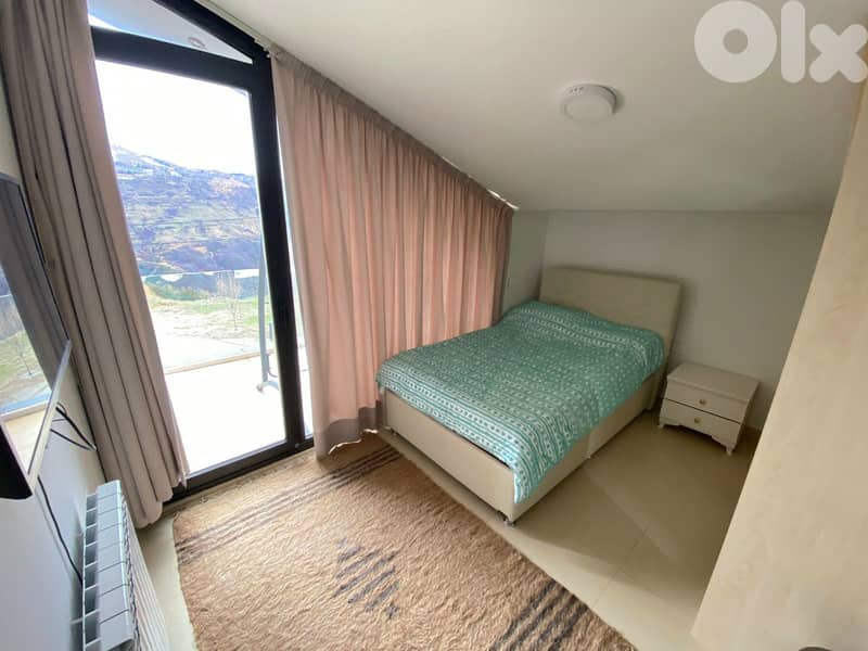 Chalet for sale in Faqra/ Duplex/ Designed/ Open view 7