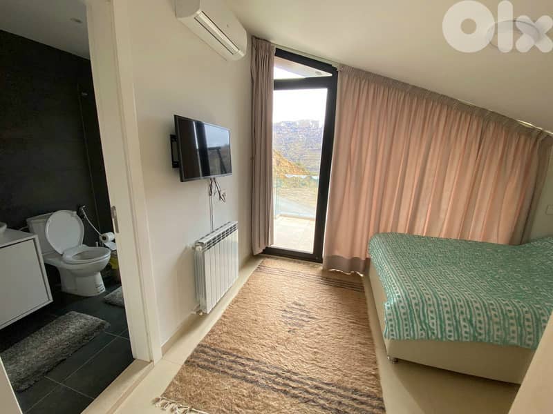 Chalet for sale in Faqra/ Duplex/ Designed/ Open view 10