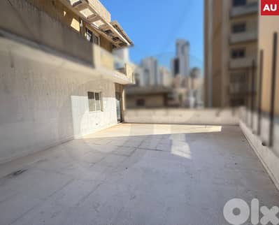 Terrace + dedicated storage room/Sioufi/السيوفي  REF#AU133838