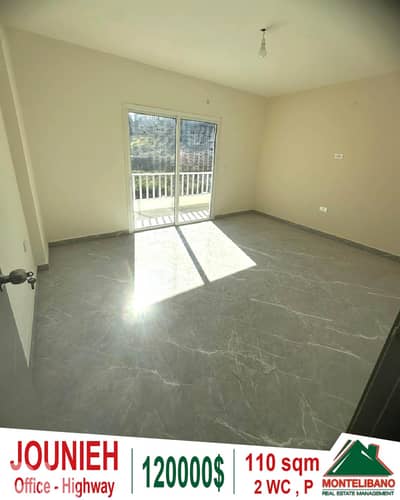 Prime Location "Highway" 110 sqm Office For Sale in Jounieh جونيه