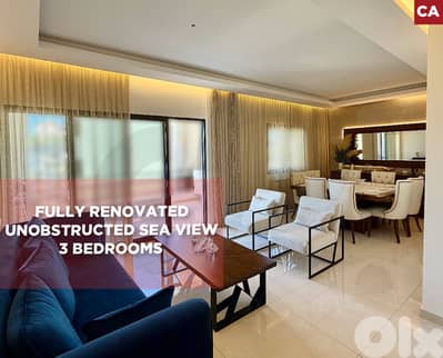 Fully Renovated, sea view, balcony, parking, Fatqa/فتقا REF#CA133846