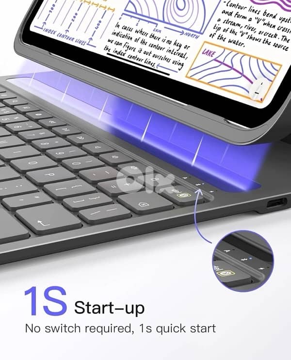 Inateck Keyboard Case for iPad Air 13 inch (M3) 2025 Ultralight 3