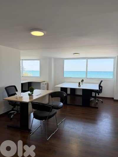 Fully Furnished Office for Rent in Jal El Dib Seaside 70sqm