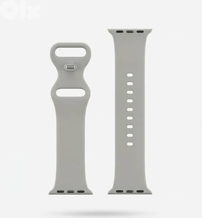 Light Grey Silicone Sport Band