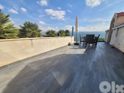 FULLY FURNISHED ROOFTOP | 2 BEDS | BROUMANA | OPEN VIEW, (BRR-148)