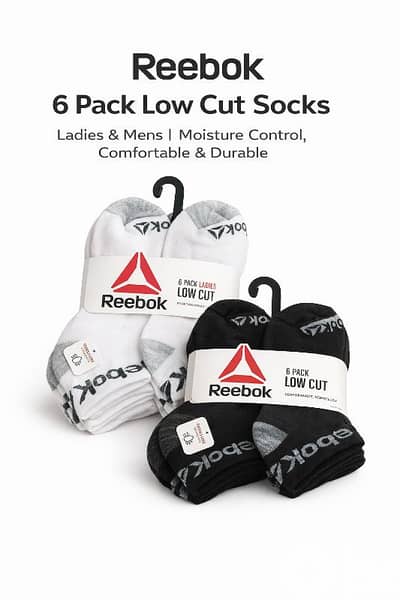 reebok low cut socks