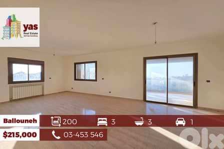 Ballouneh 200m2 | Luxury Apartment | Open View | Prime Area | TO |
