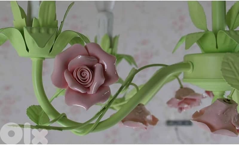 Candle flower pink Chandeliers 2