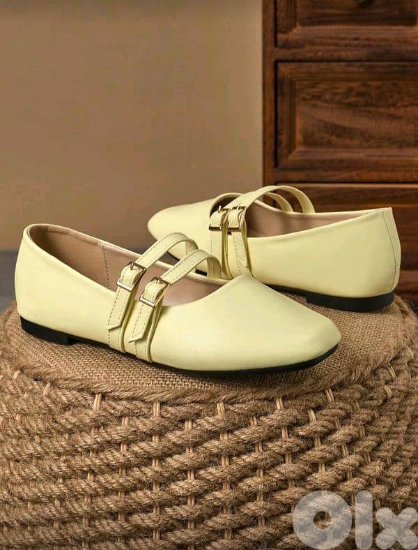 New Woman Fashion Square Toe Ballerina Flats 3