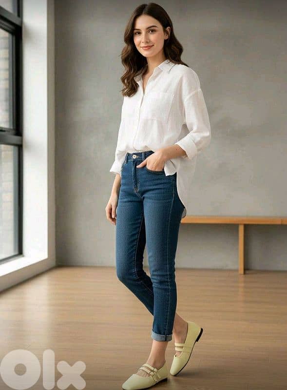 New Woman Fashion Square Toe Ballerina Flats 5