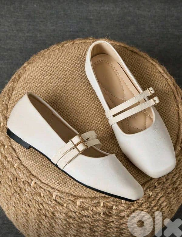 New Woman Fashion Square Toe Ballerina Flats 7