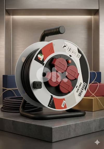 cable reel 2.5mmx25meter وصلة كهرباء
