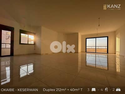 Apartment For Sale In Okaibe - Keserwan - شقة للبيع في منطقة العقيبة