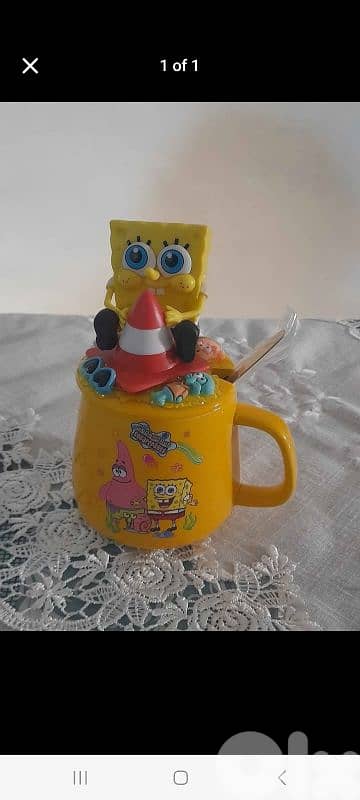 Spongebob 3d lid mug