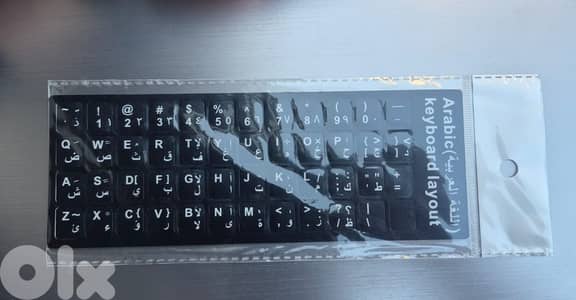 Arabic/English Keyboard Replacement Stickers.