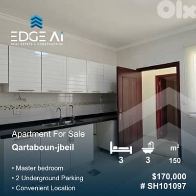 3-Bedroom Apartment for Sale | Qartaboun – Jbeil