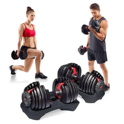 New Bowflex Adjustable Dumbbells 24kg