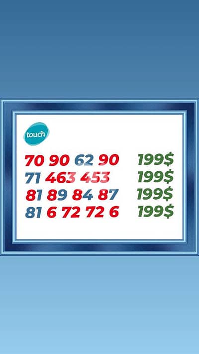 Mtc and alfa special numbers delivery all leb for info 71000980