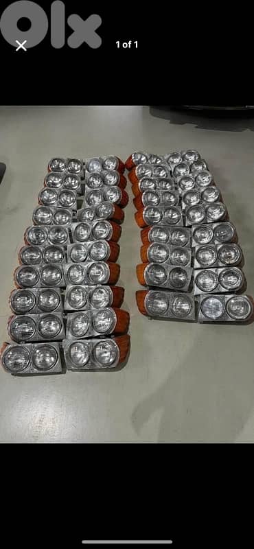 mercedes 107 headlights like new