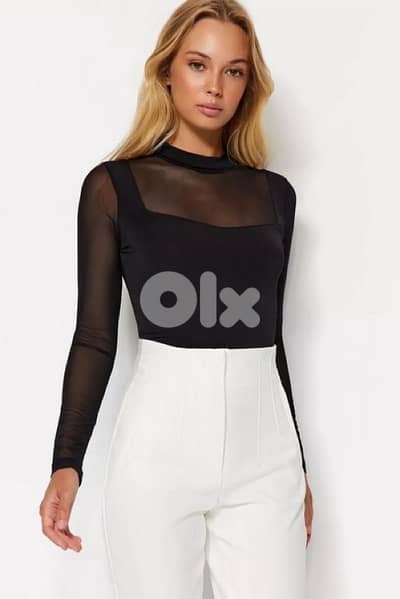 sheer body top new in tag