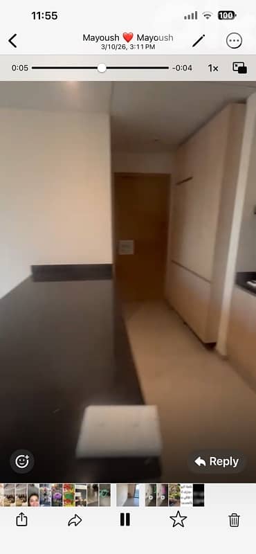 small apartment with a terrace in Dbayeh Marina for rent