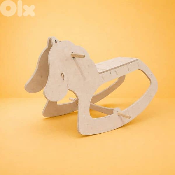 Modern plywood horse 3