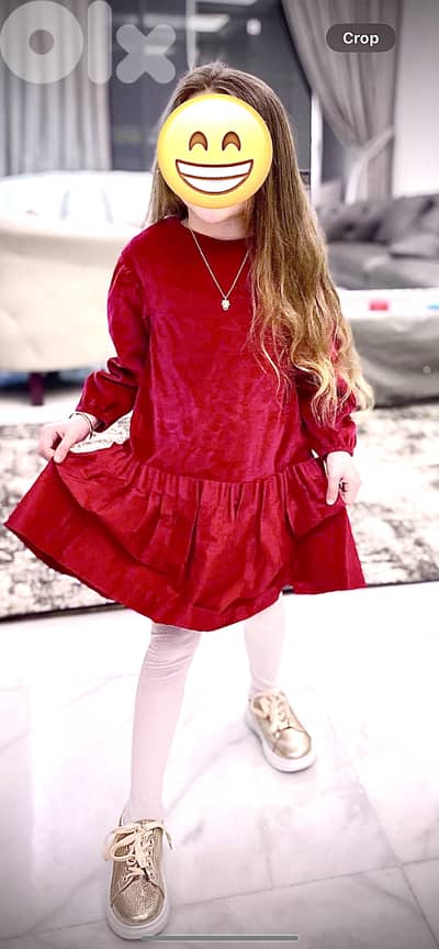 Jacadi dress 6 yrs,  like new,  10$