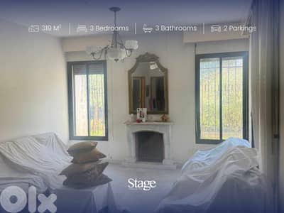 Spacious 319 sqm Apartment with Huge Terrace for Sale in Beit El Chaar