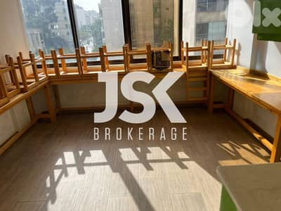 L20682 - 60 SQM Office For Rent in Great Location in Hamra, Ras Beirut