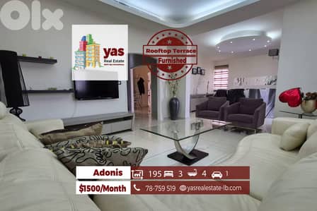 Adonis 200m2 | 100m2 Terrace | Furnished | Rent | View | YV/EL |
