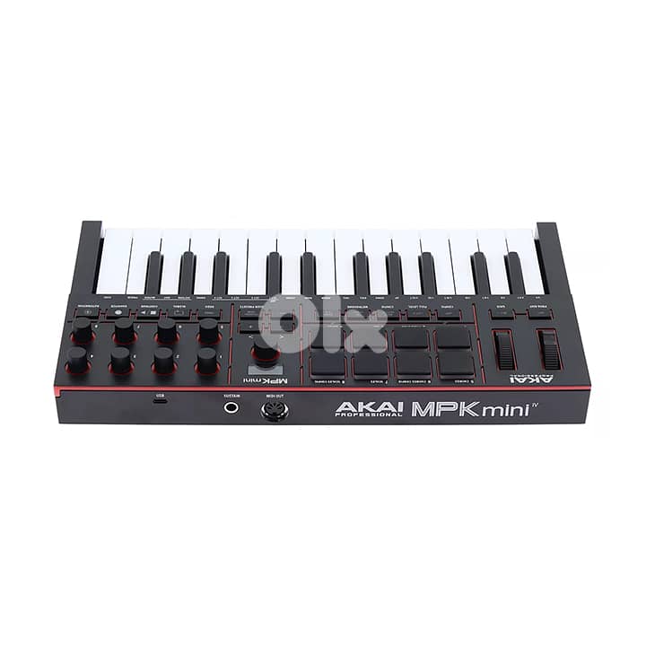 Akai Professional MPK Mini IV MIDI Keyboard Controller - Black 1