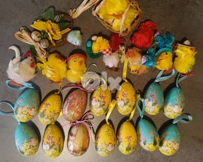 easter eggs vintage style