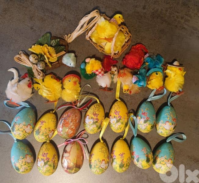 easter eggs vintage style 2