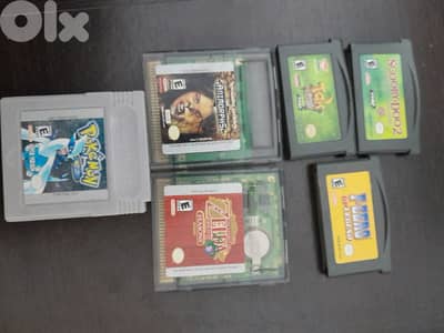 Game boy cartridges