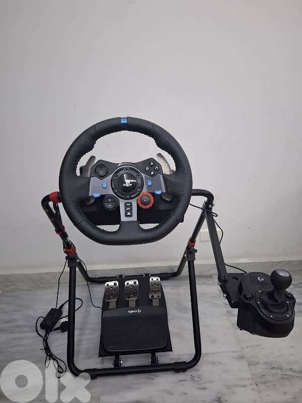 Logitech g29 steering wheel + stand 1