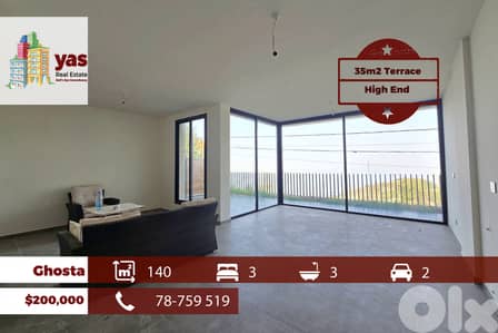 Ghosta 140m2 | 35m2 Terrace | High End | New Flat | Calm Area | DA