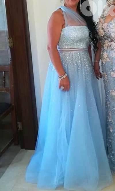 Baby Blue Long Dress