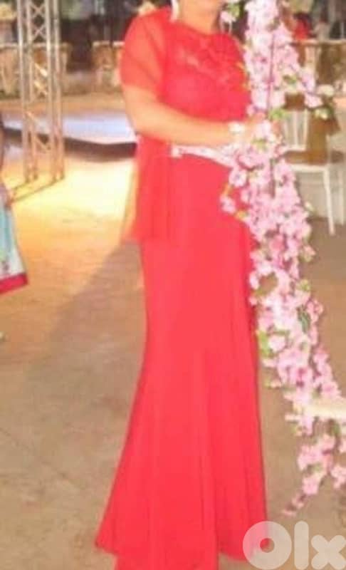Red Long Dress 1