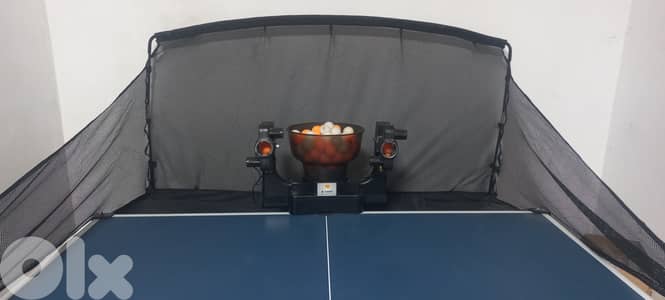 Ping Pong Table + Robot + Catch net + 100Balls