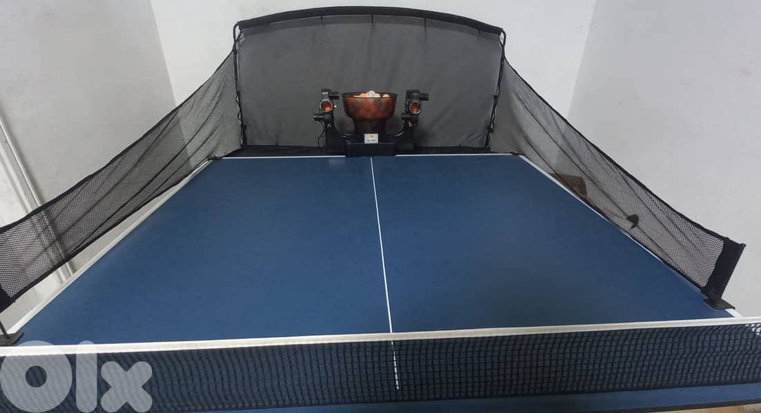 Ping Pong Table + Robot + Catch net + 100Balls 1